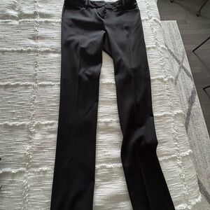 Express Black Straight-Leg Columnist Dress Pants